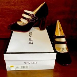 Nine West Velvet Pumps